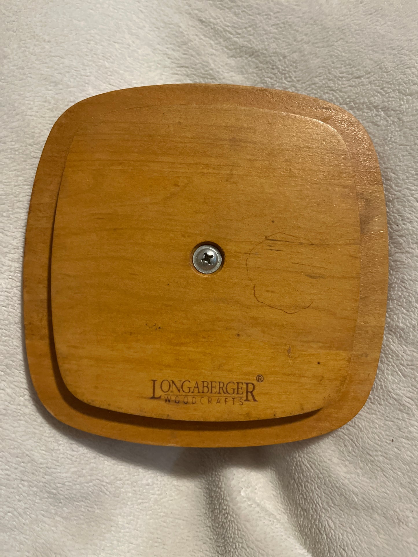 Longaberger 5.25” square lid