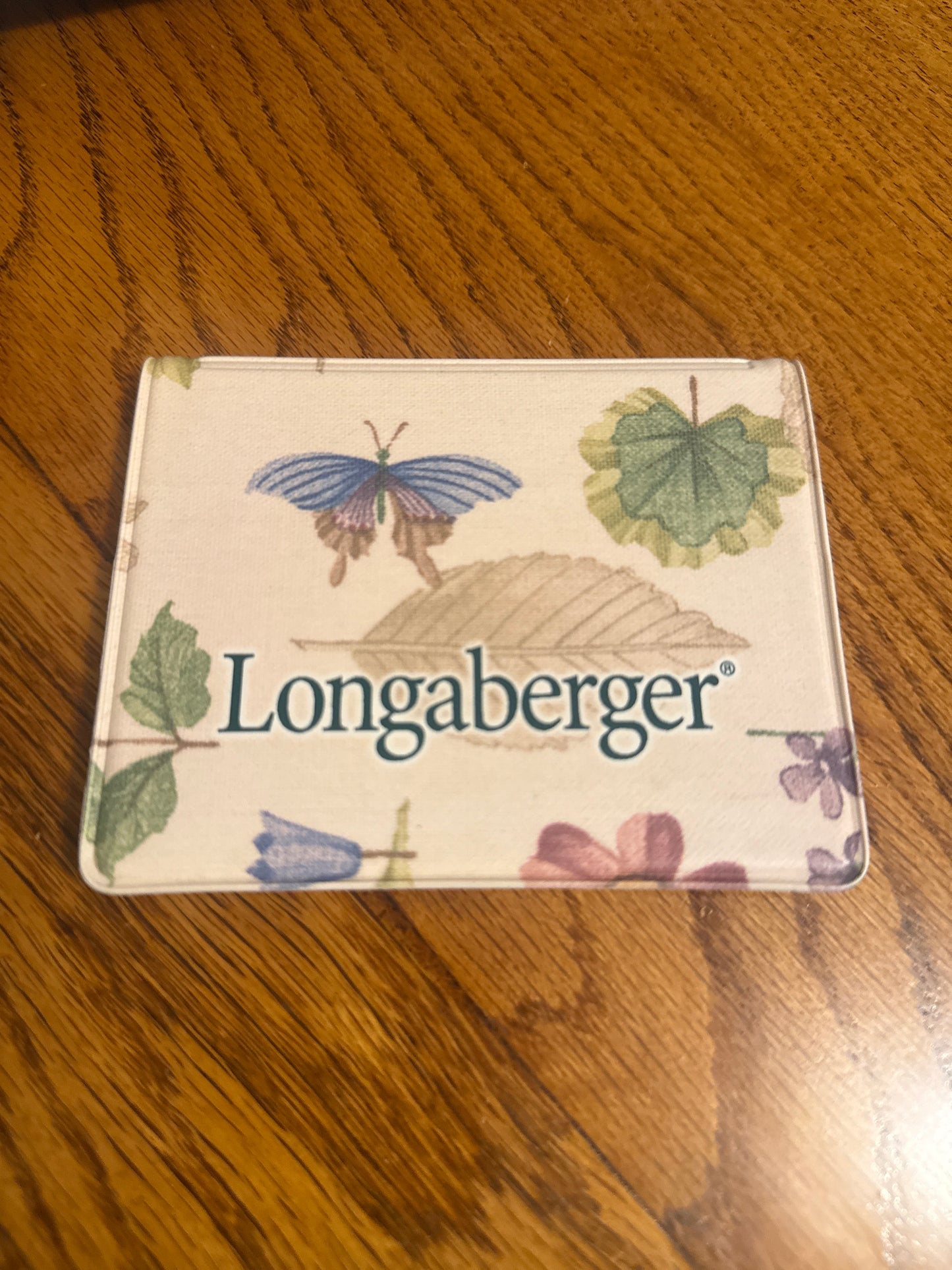 Longaberger post it note holder