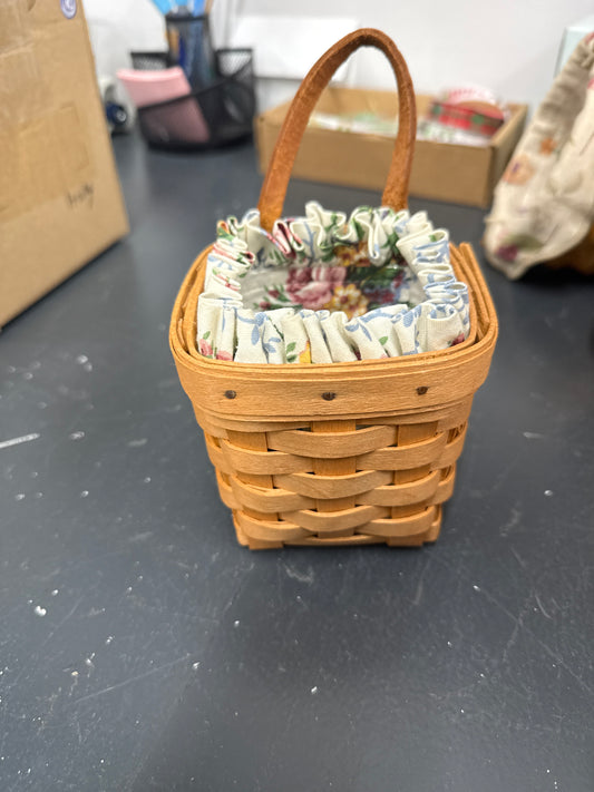 Longaberger chives basket