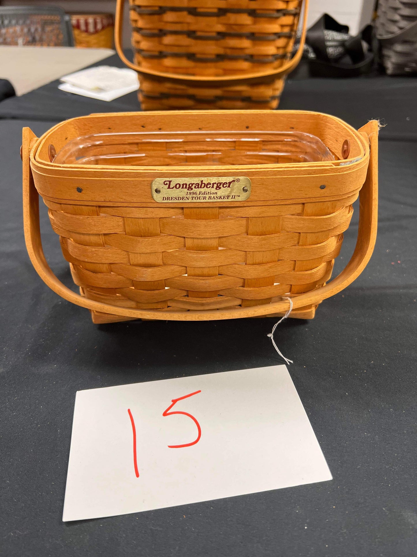 Longaberger Dresden Tour II Basket with Protector