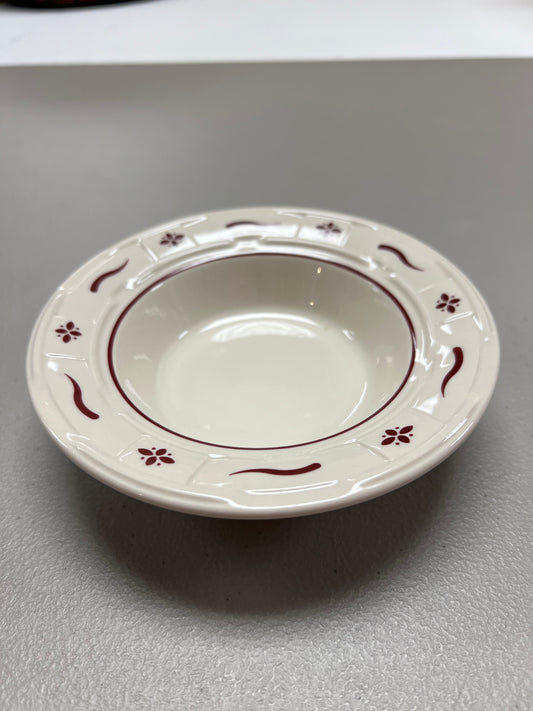 Longaberger soup/salad bowl in traditional red