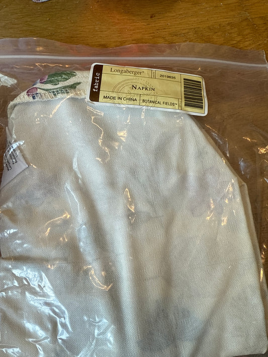 Napkin liner in botanical fields