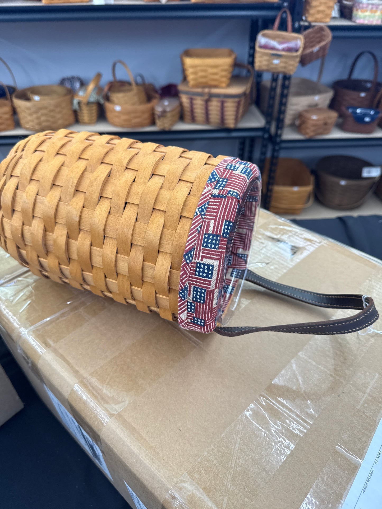 Longaberger large gatehouse with liner and protector