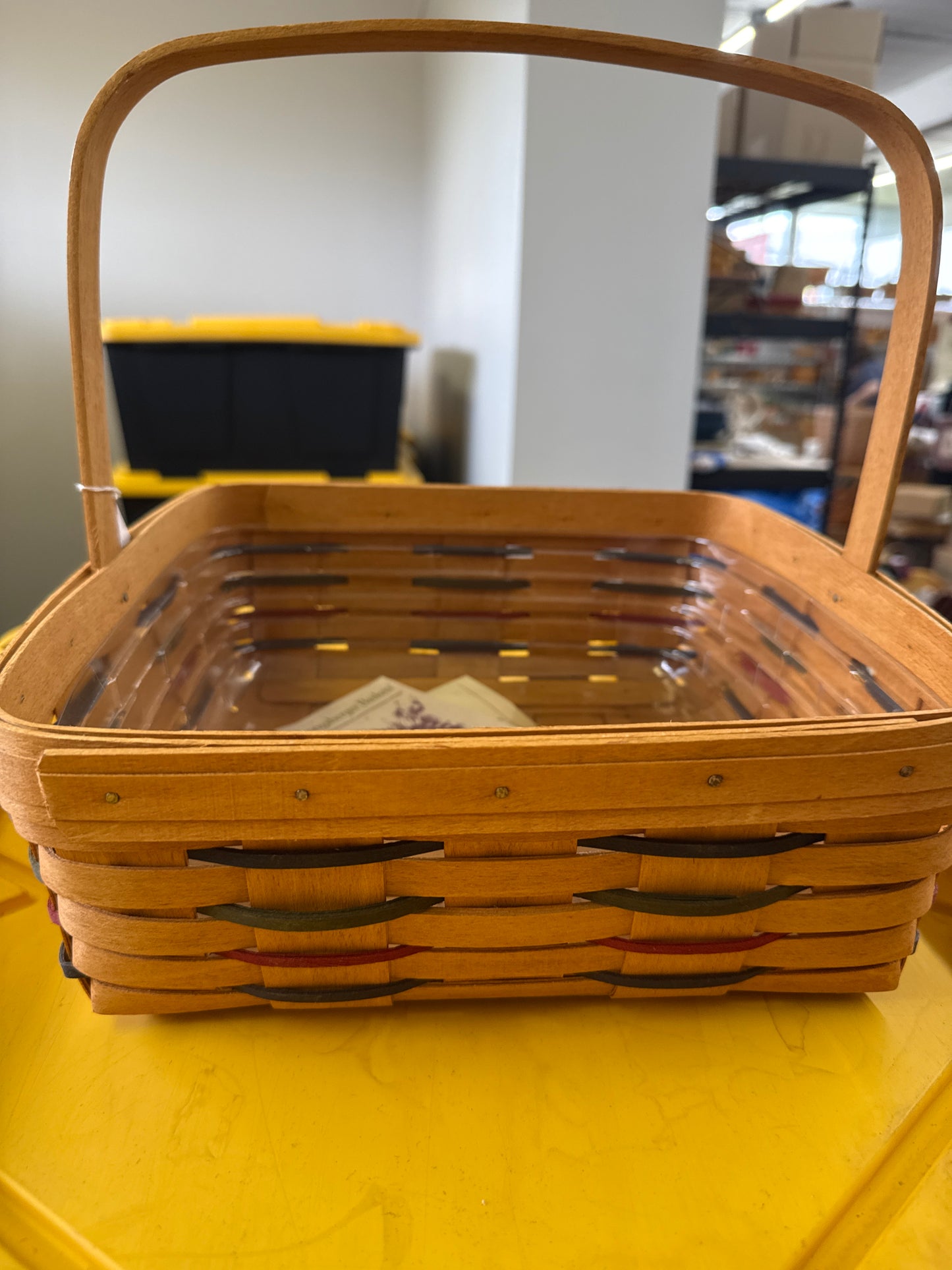 Longaberger pie basket with protector