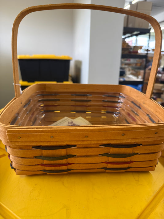 Longaberger pie basket with protector