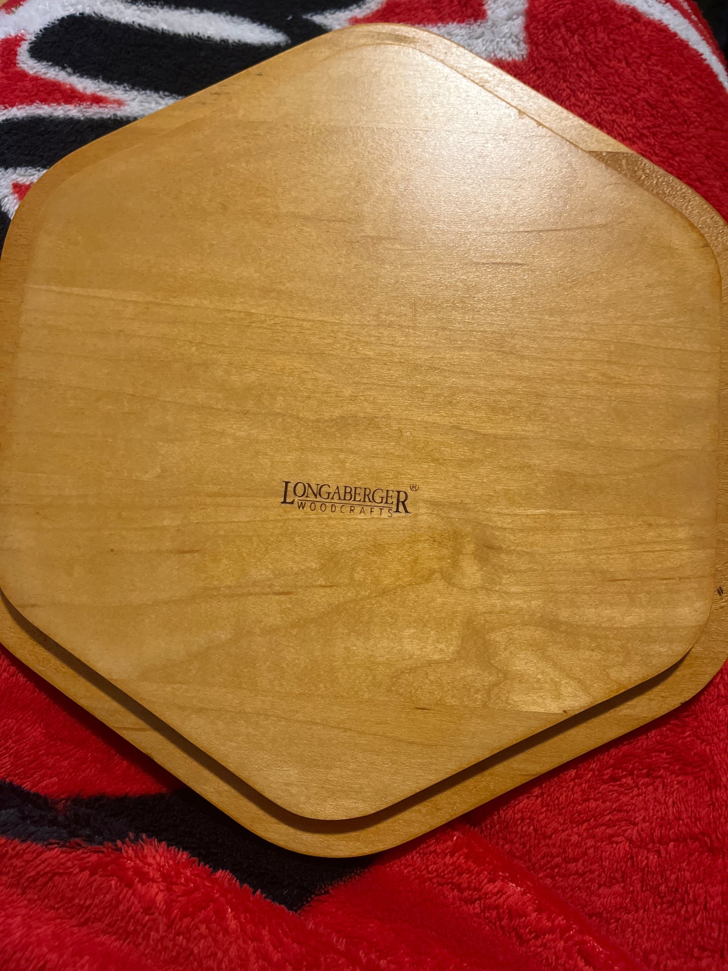 Longaberger Hexagon Basket Lid – 8”