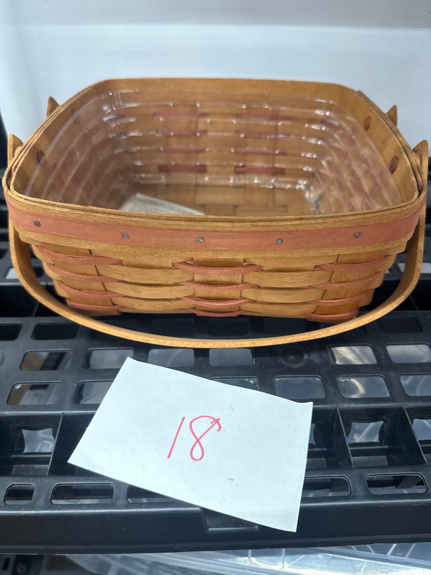 Longaberger 1982 Mother’s Day basket with protect