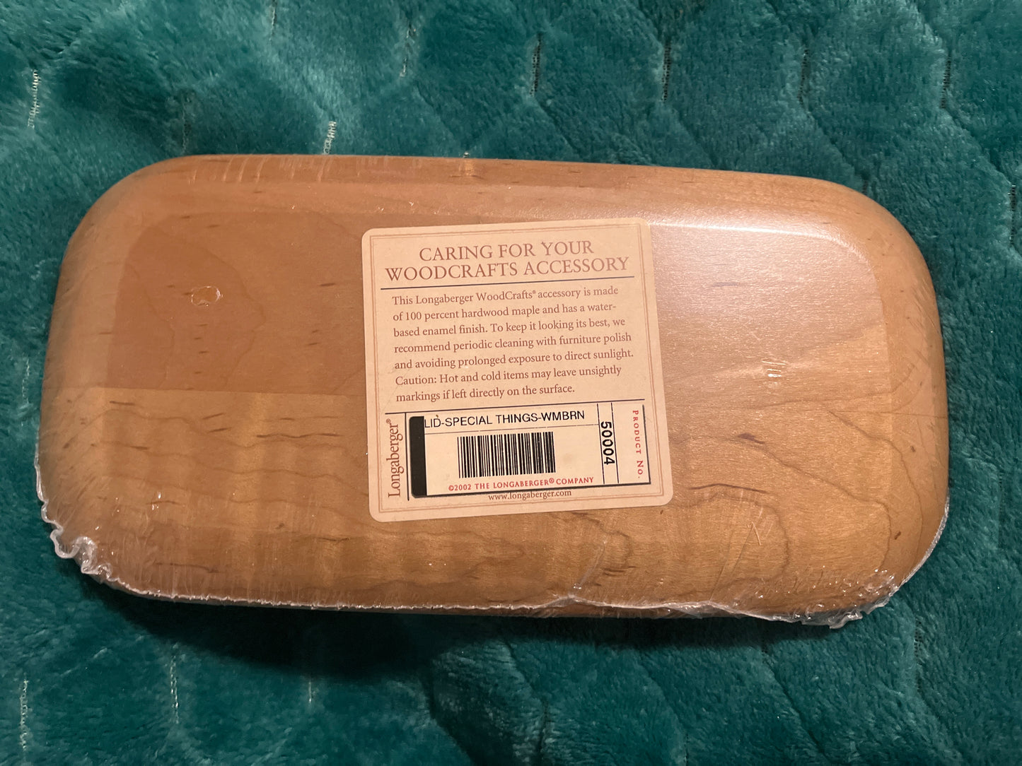 Longaberger Special Things warm brown lid