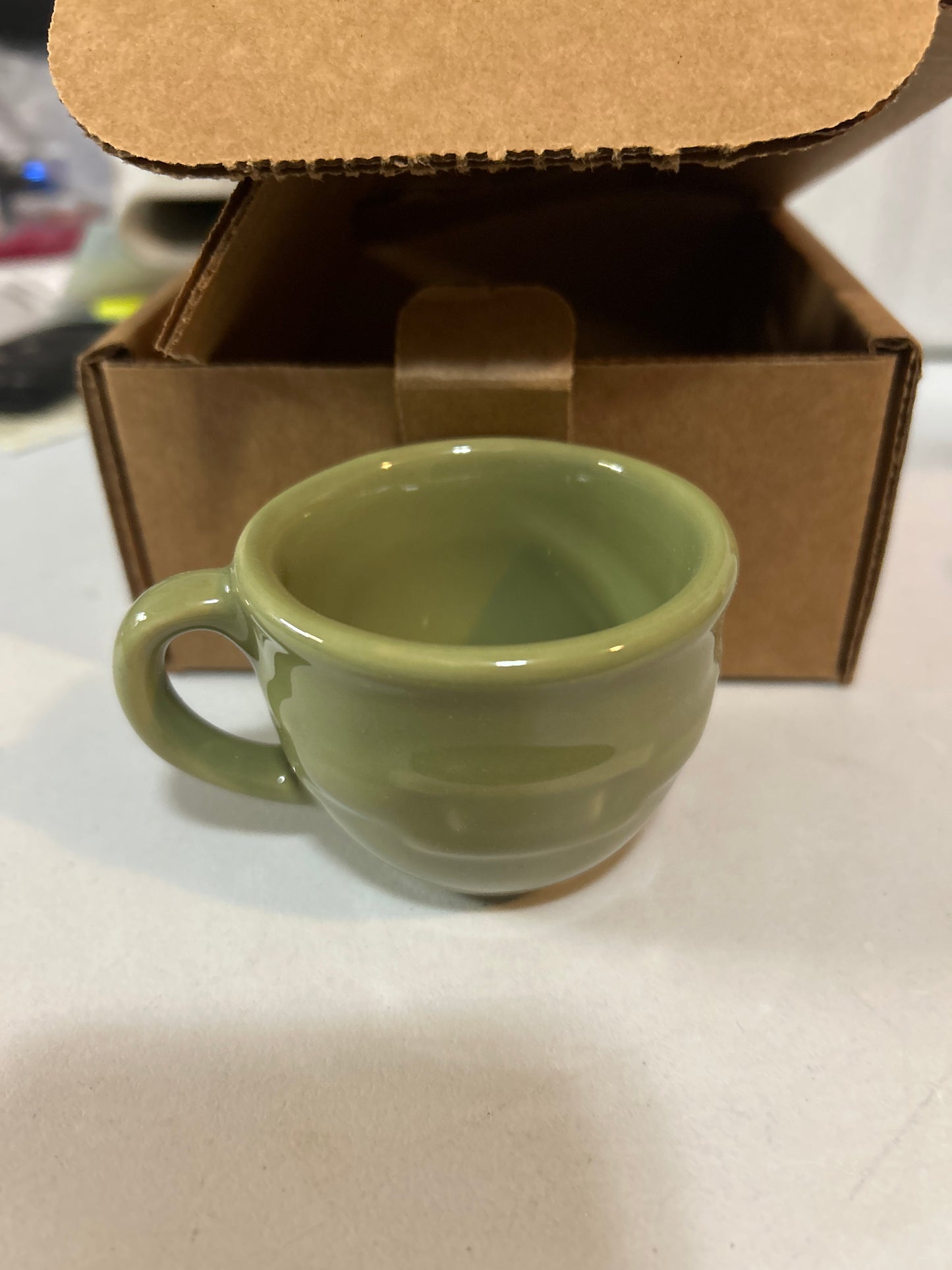 Longerburger child tea cup sage