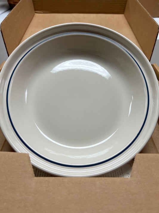 Longaberger grandma Bonnie pie plate in classic blue