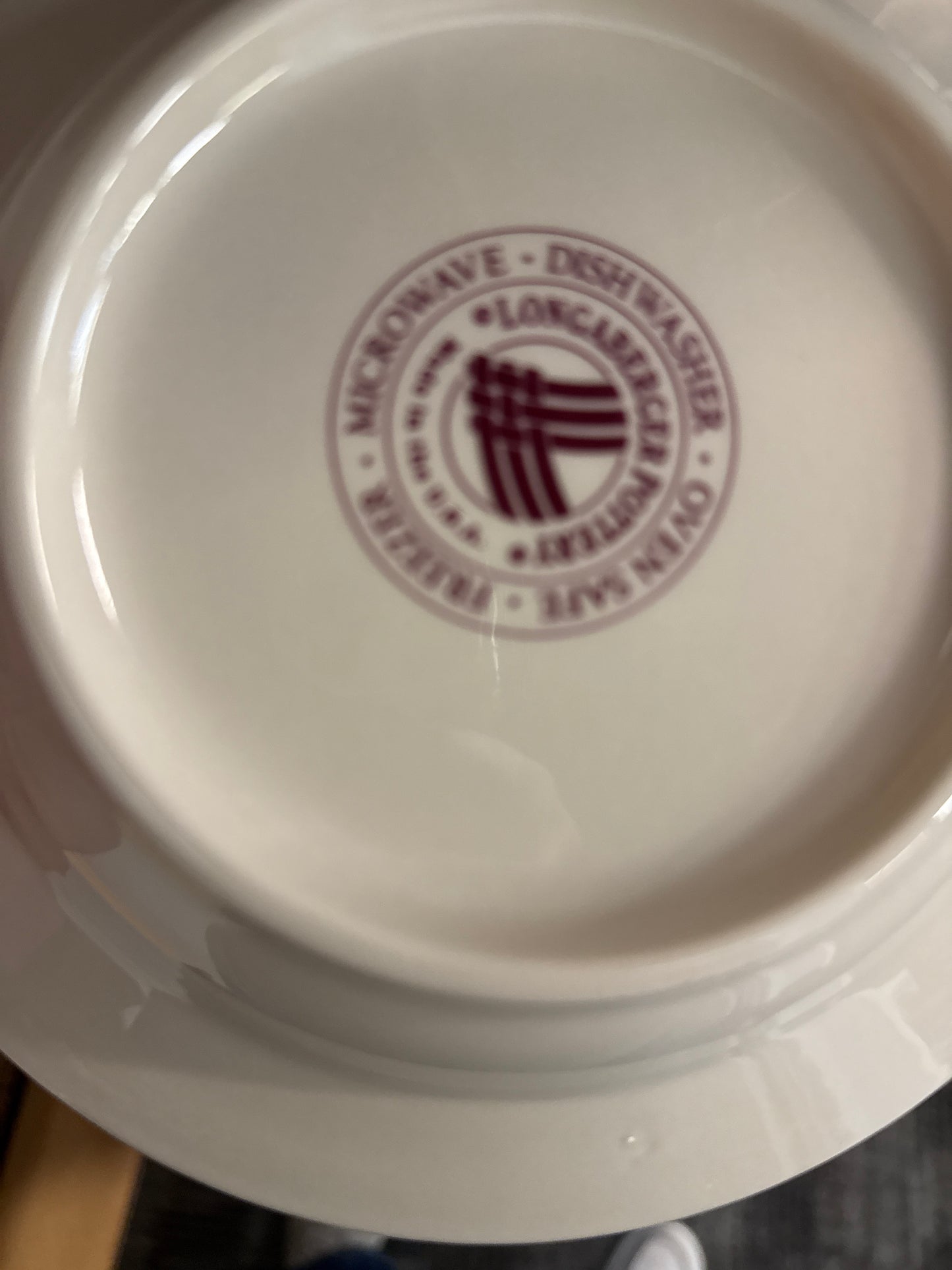 Longaberger bowl in red