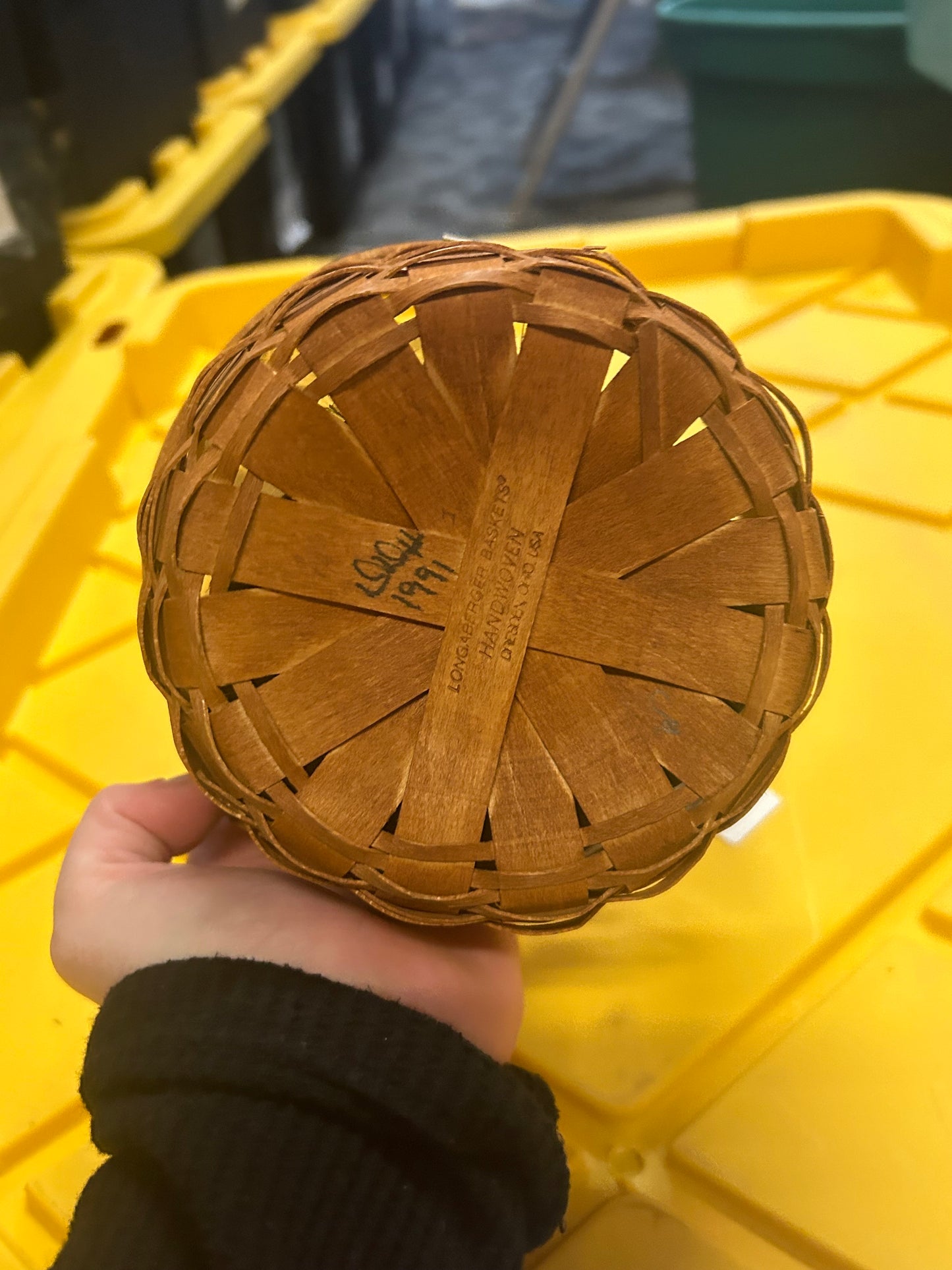 Longaberger discovery basket with liner