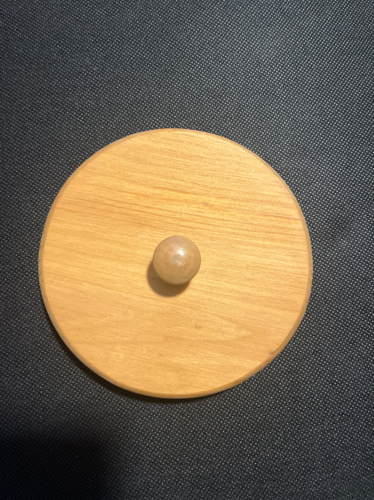 Round wooden 4.5” lid