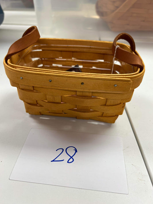 Longaberger Tea Basket with Protector