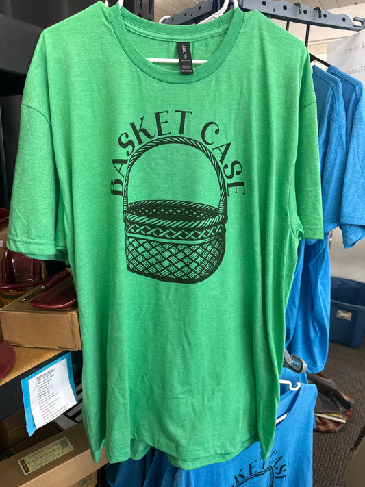 Bonkers4baskets green t-shirt (size 2XL)
