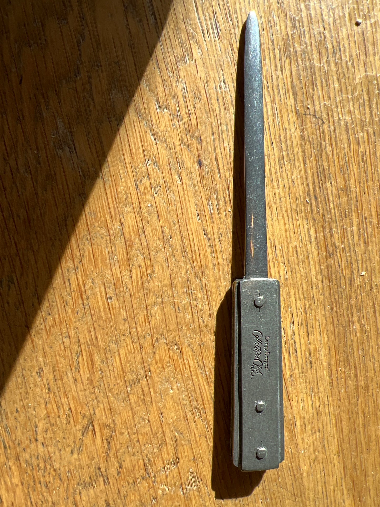 Longaberger collectors club letter opener