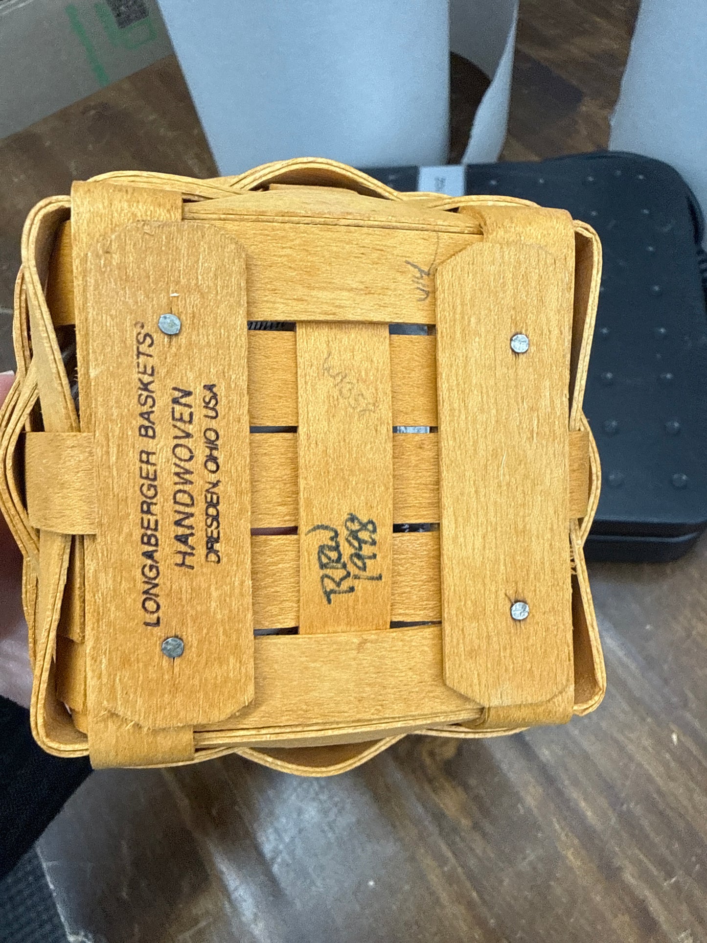 Longaberger thyme basket with protector