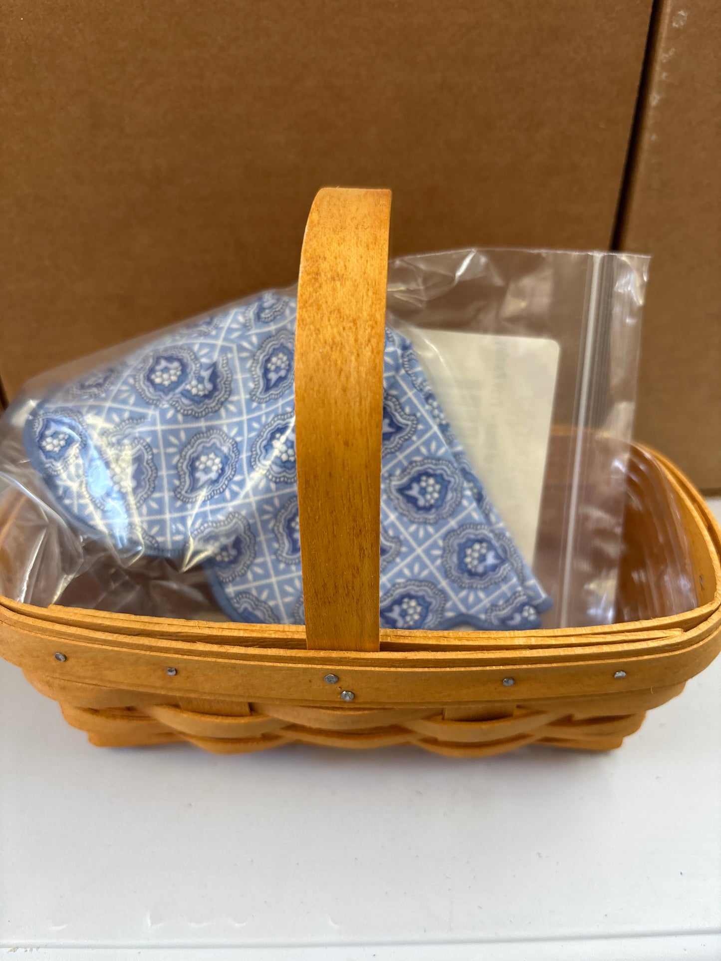 Longaberger 2000 Horizon of Hope Basket with Liner and Protector