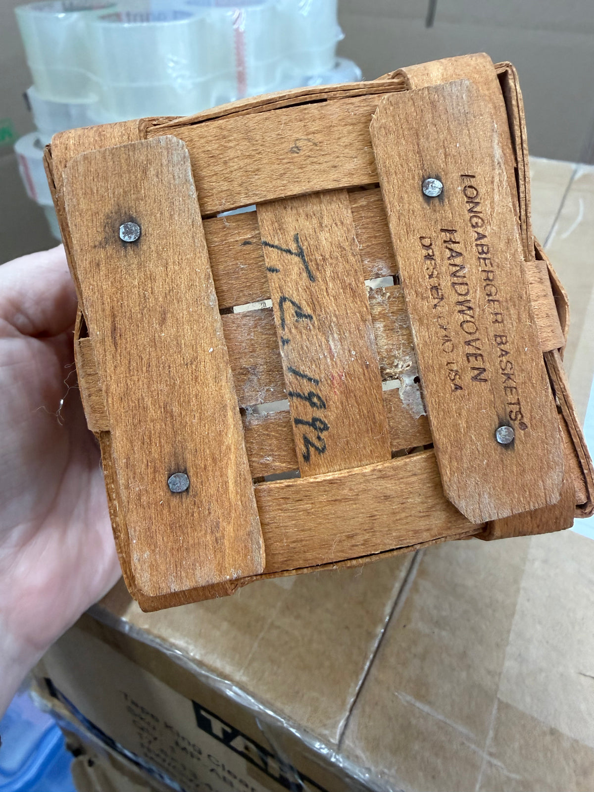 Longaberger Father’s Day pencil pal basket