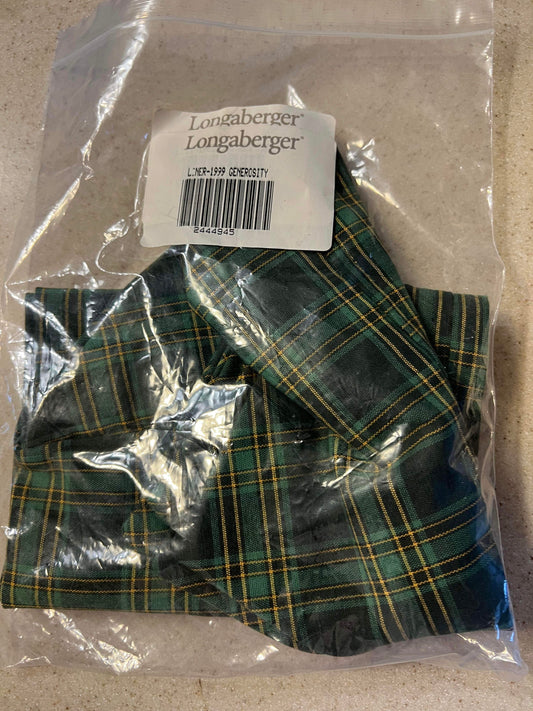 Longaberger 1999 Generosity Liner