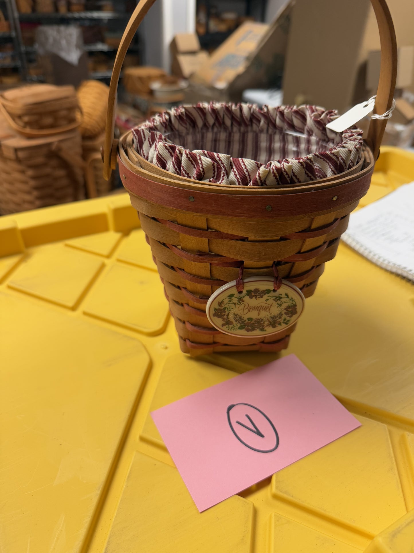 Longaberger bouquet basket