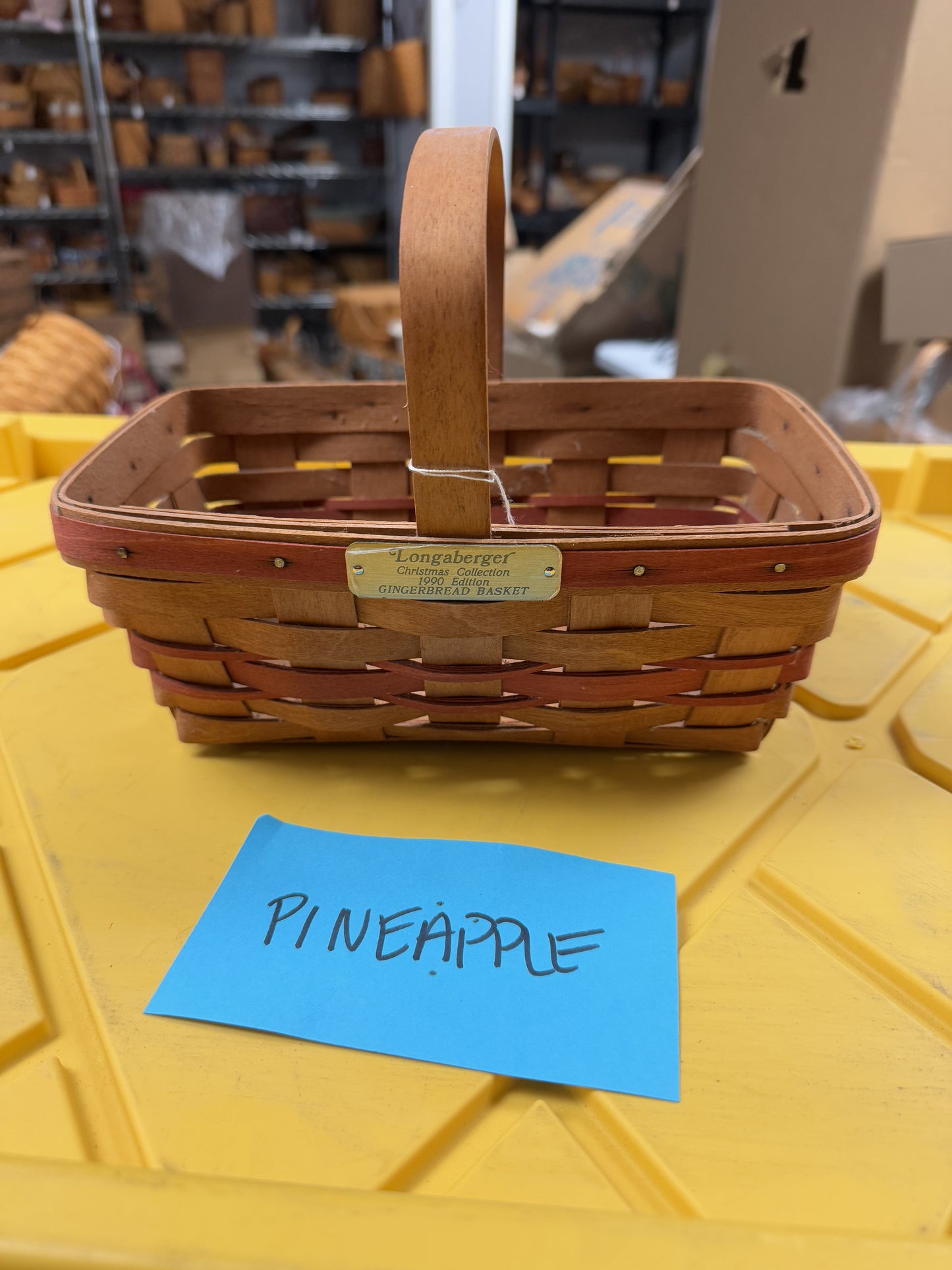 Longaberger 90 gingerbread basket