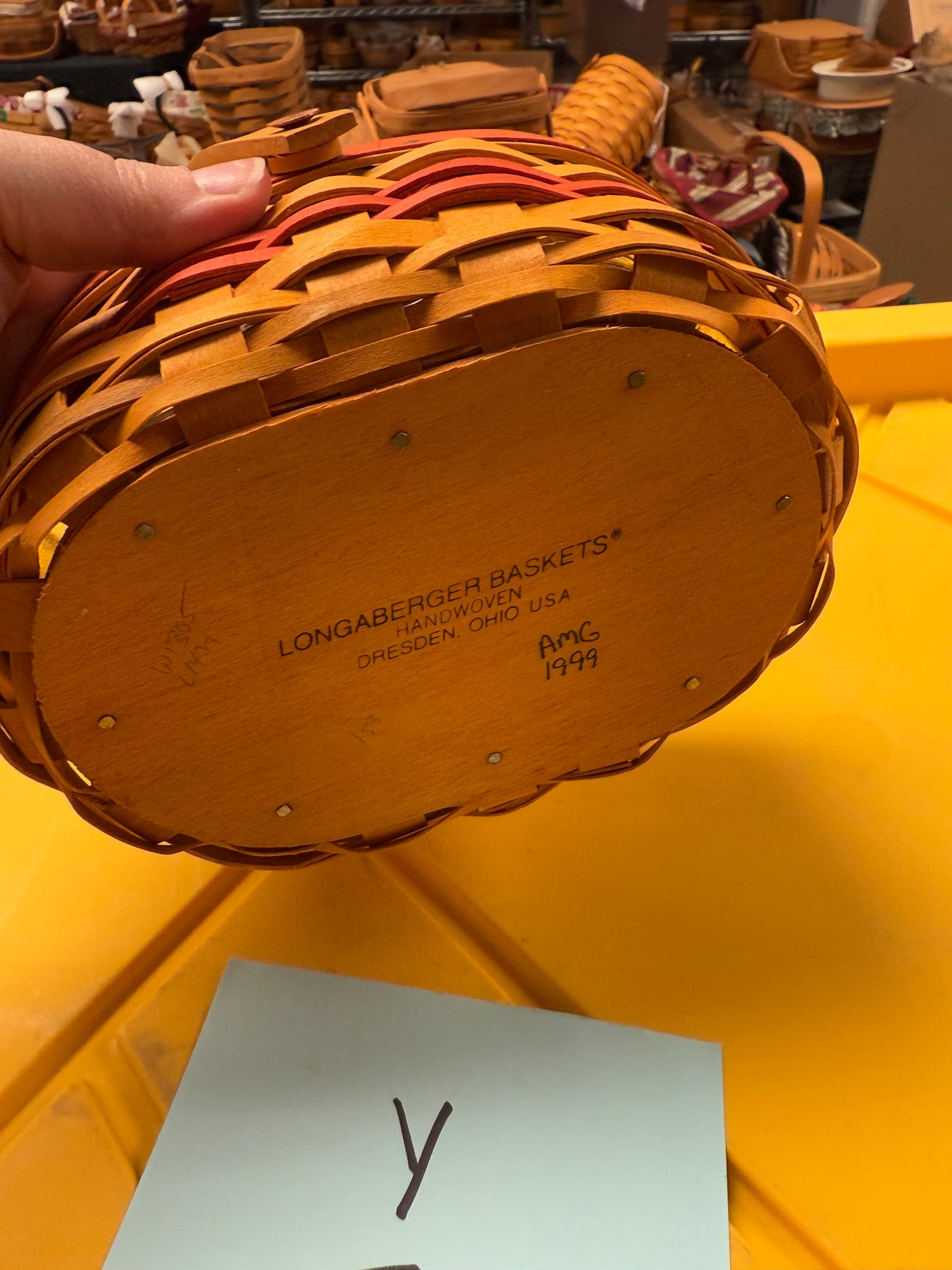 Longaberger Mother’s Day with liner and protector