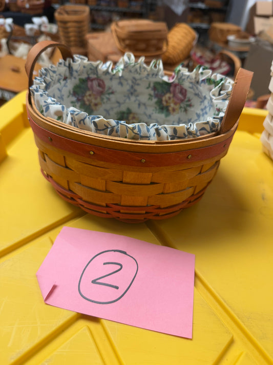 Longaberger Mother’s Day basket with liner