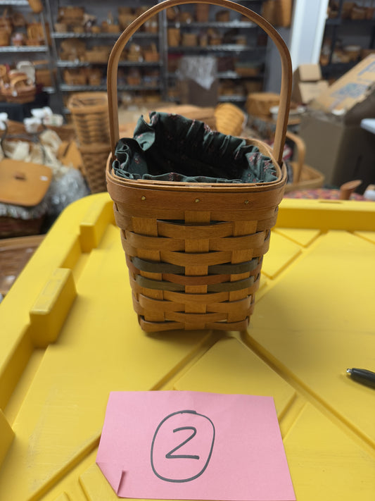 Longaberger autumn medium peg with liner