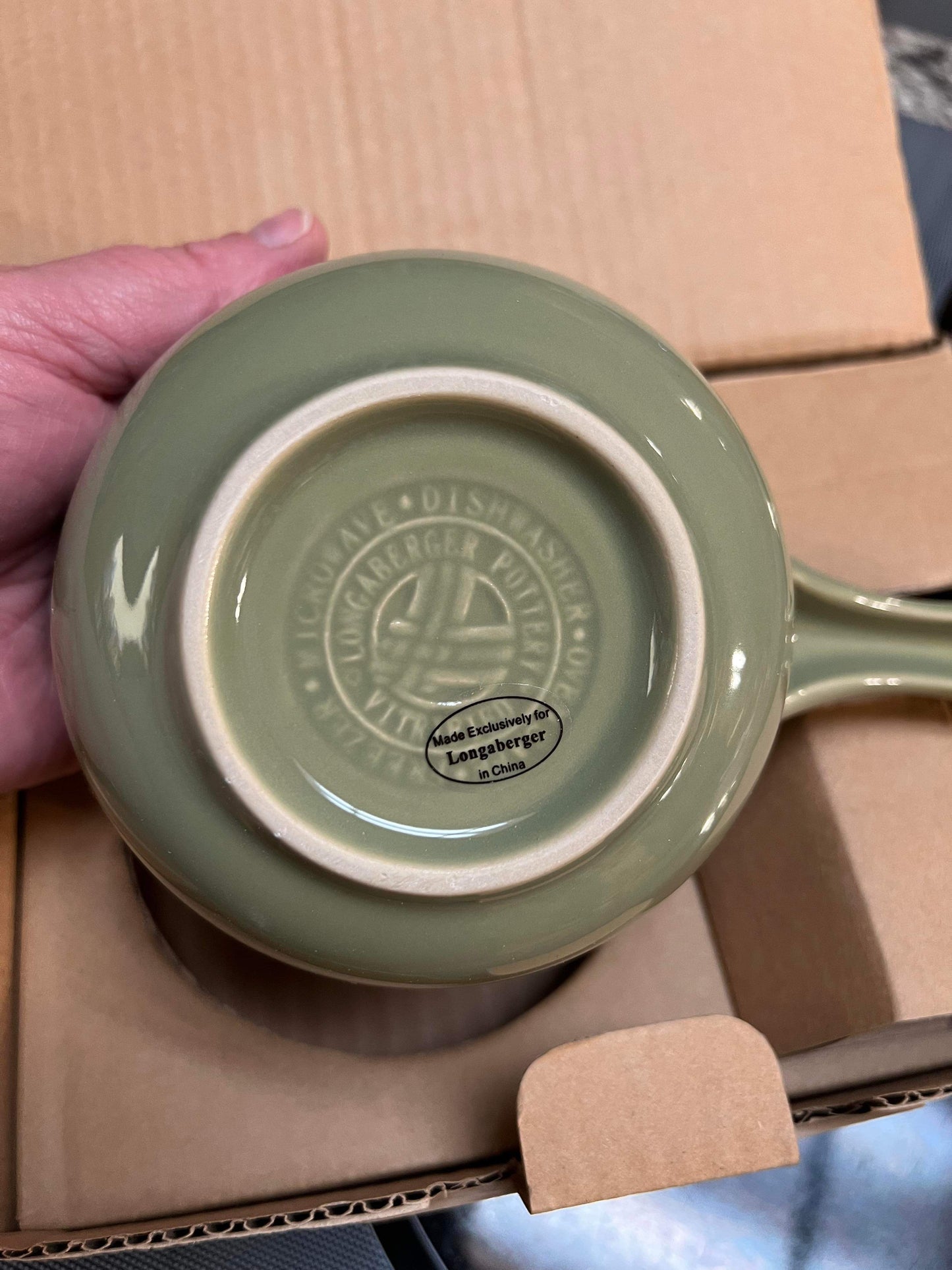 Longaberger Chili Bowl in Sage