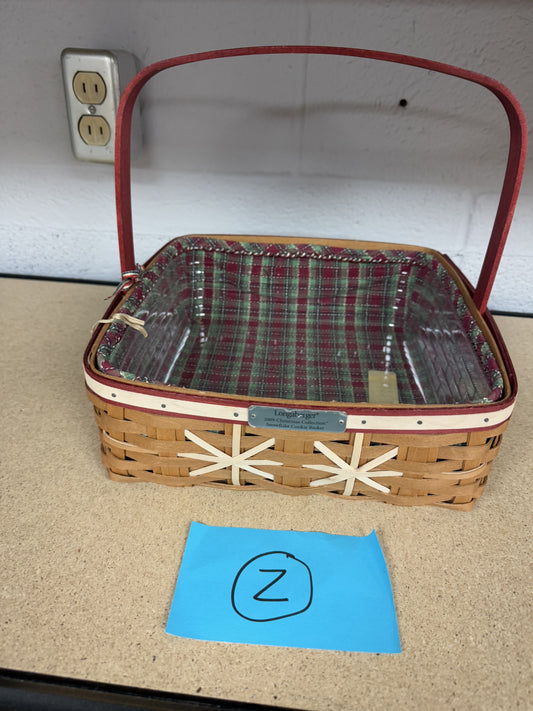 Longaberger snowflake cookie