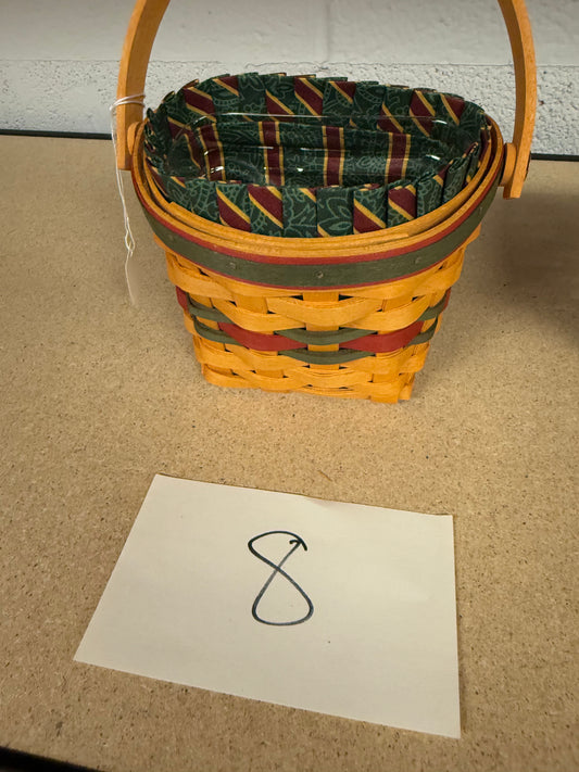 Longaberger little joy with liner and protector