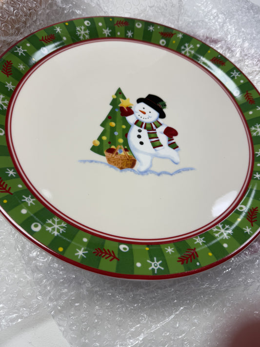 Longaberger flurry serving plate