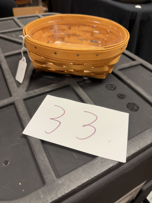 Longaberger small catchall with protector