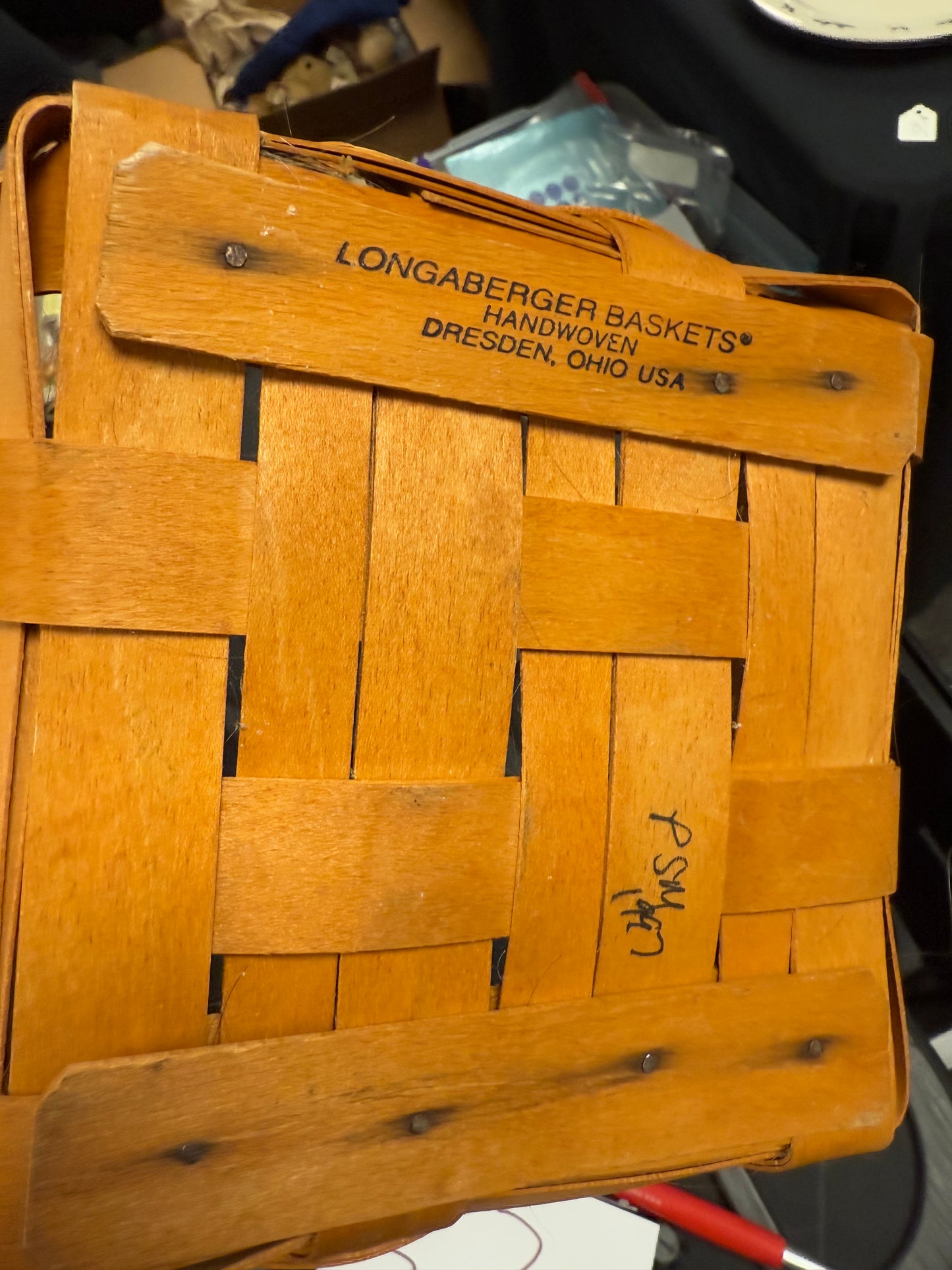 Longaberger large berry basket