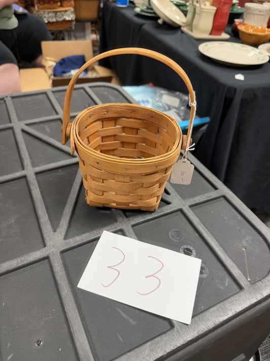 Longaberger 5” measuring basket