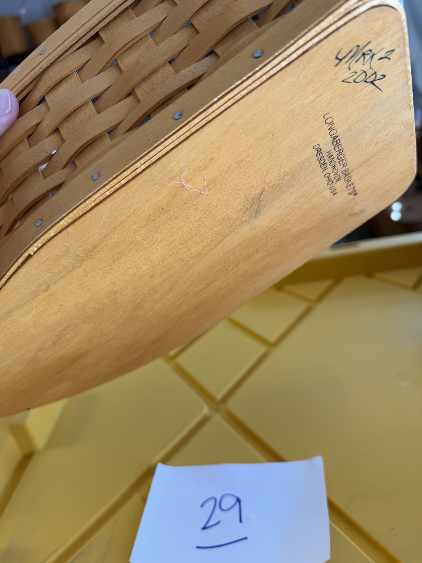 Longaberger row your boat