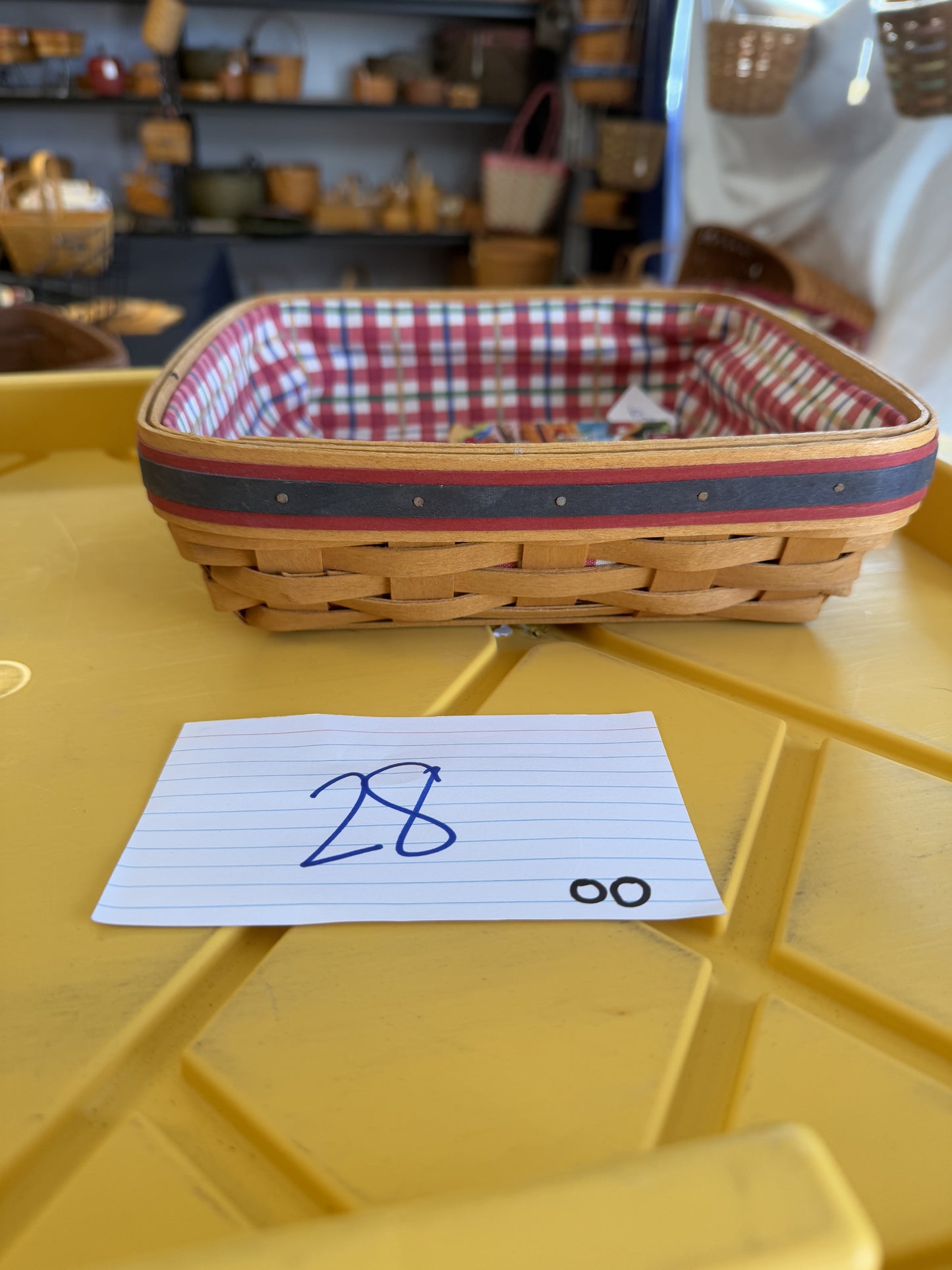 Longaberger picnic pal with liner