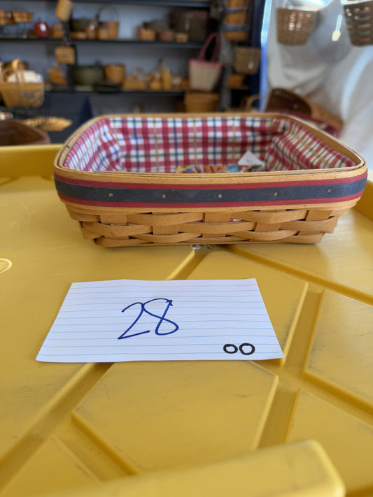 Longaberger picnic pal with liner