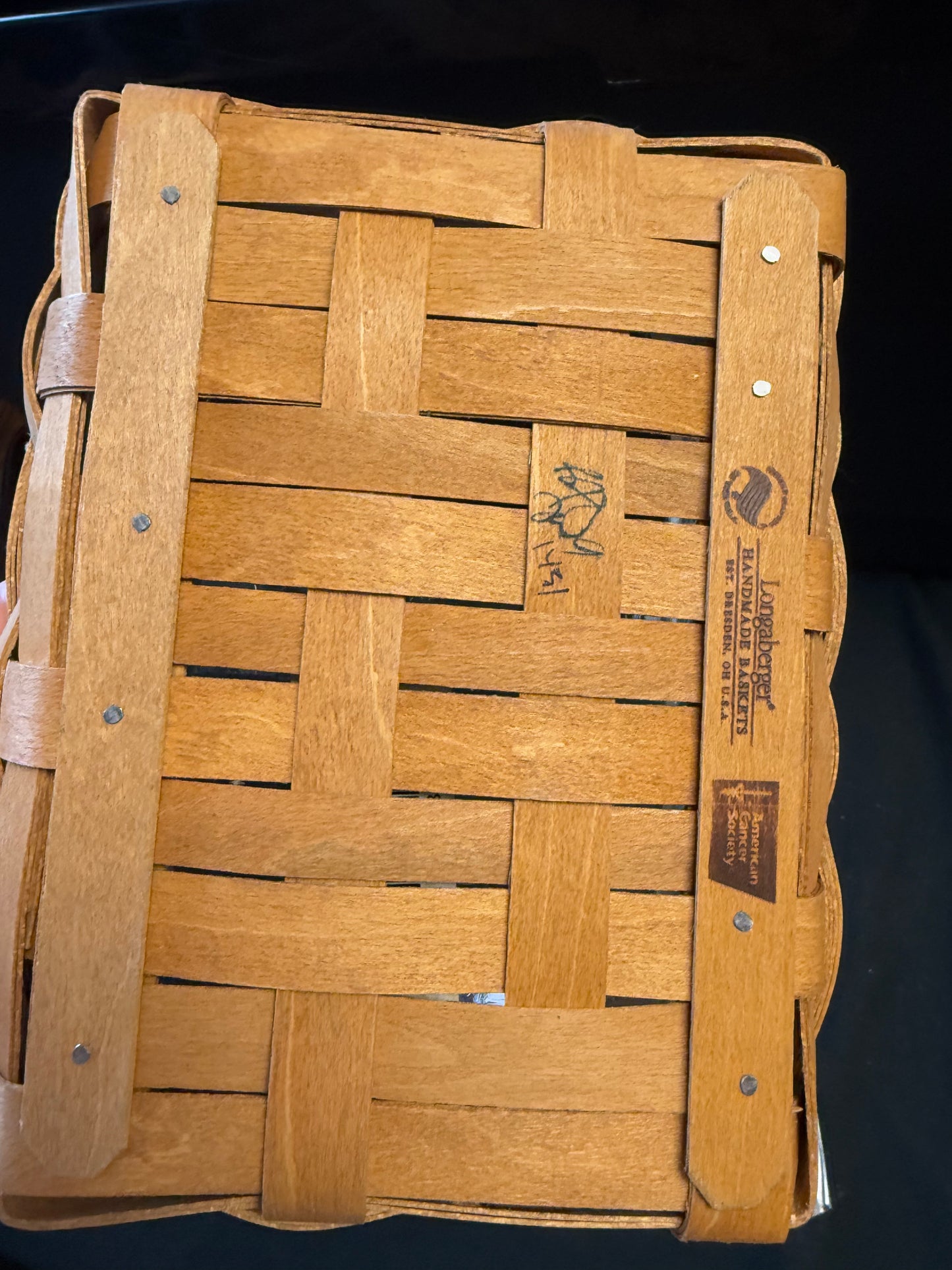 Longaberger large horizon of hope with protector