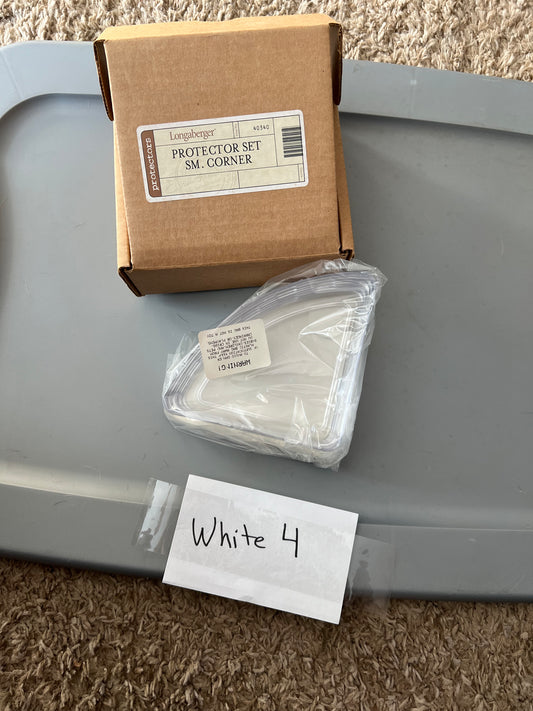 #40340 Longaberger lidded hard small corner protector