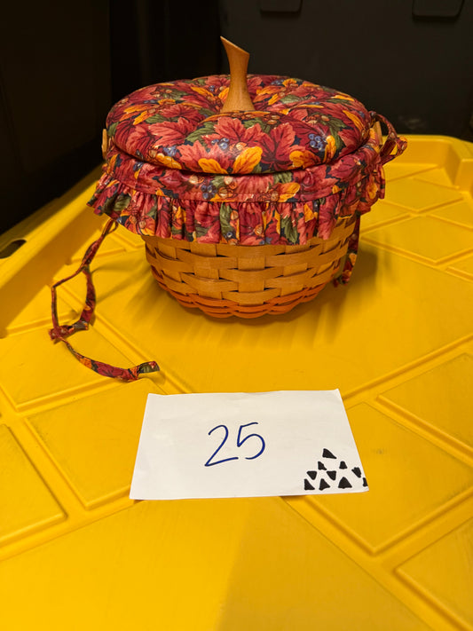 Longaberger med fall pumpkin basket