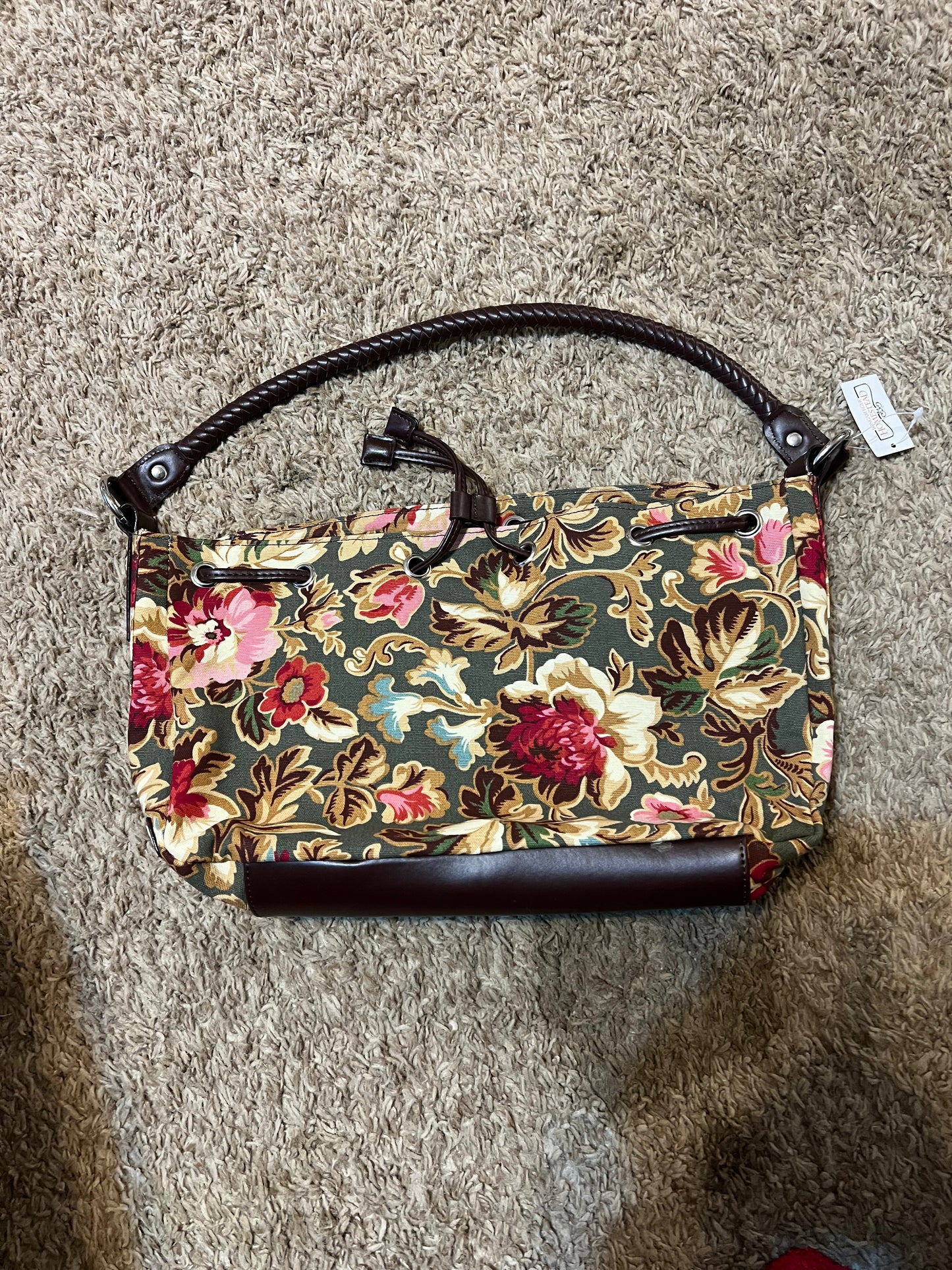 Longaberger homestead majolica garden purse