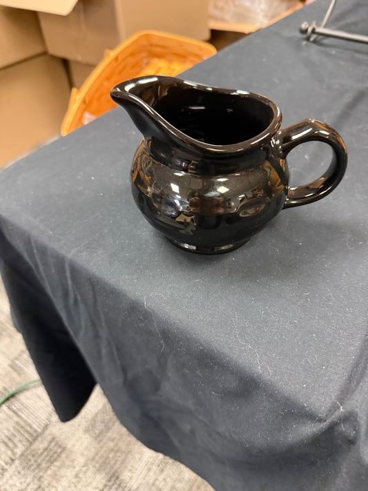 Longaberger ebony creamer