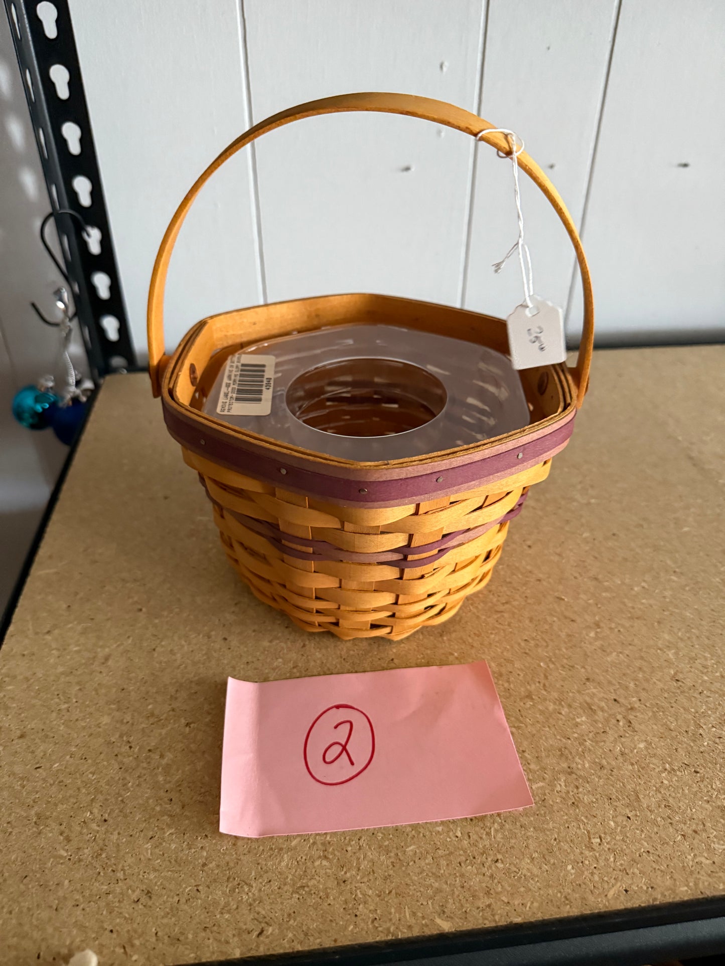 Longaberger morning glory with protector