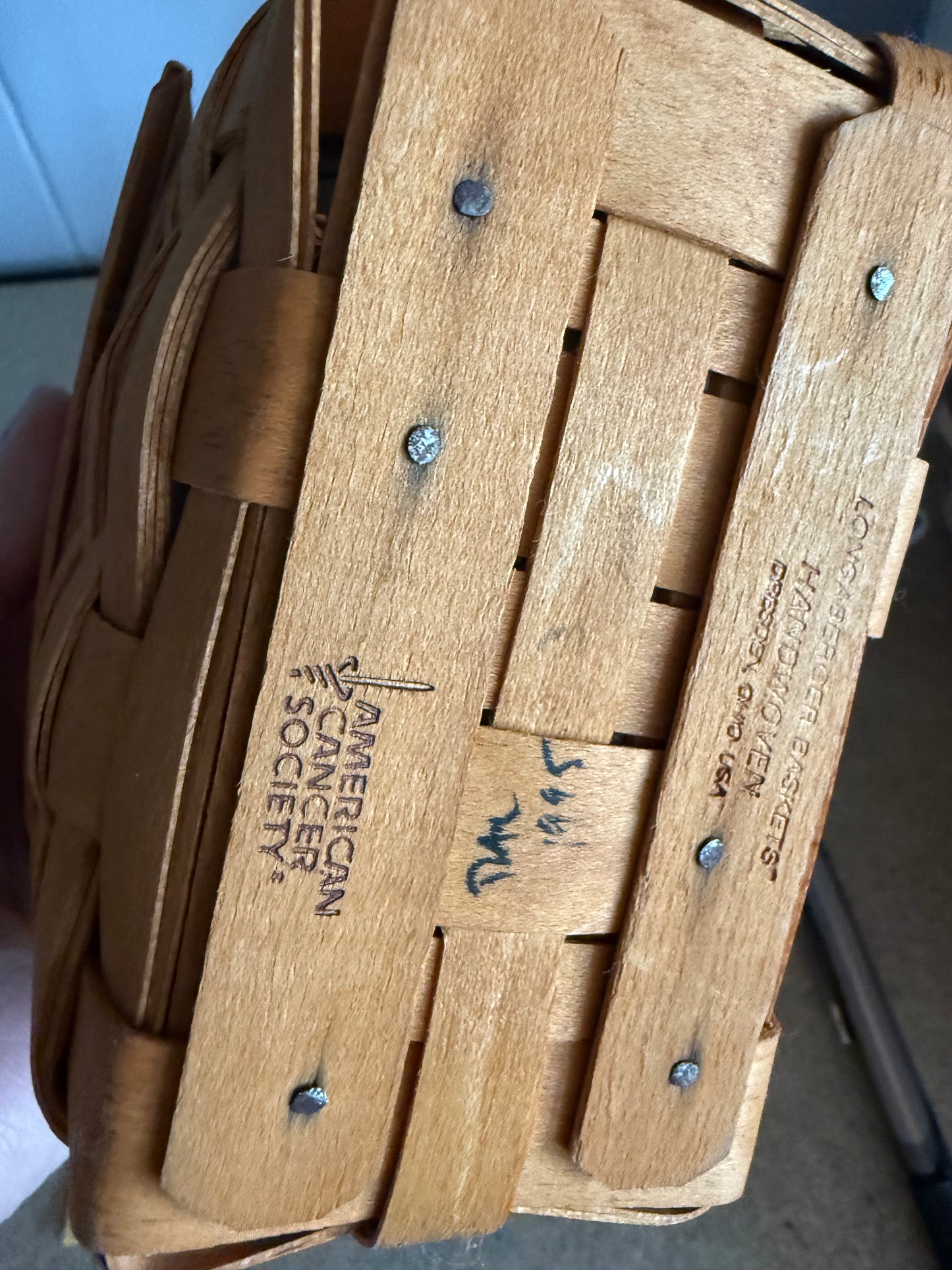 Longaberger 1995 horizon of hope with liner
