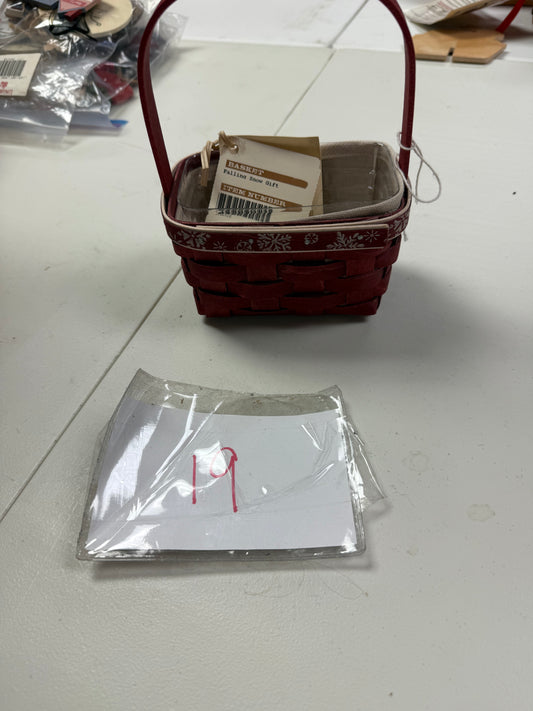 Longaberger falling snow gift