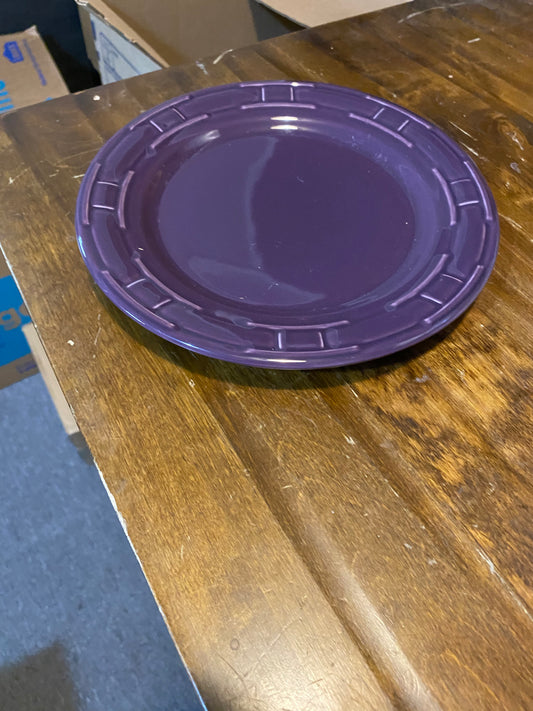 Longaberger eggplant luncheon plates