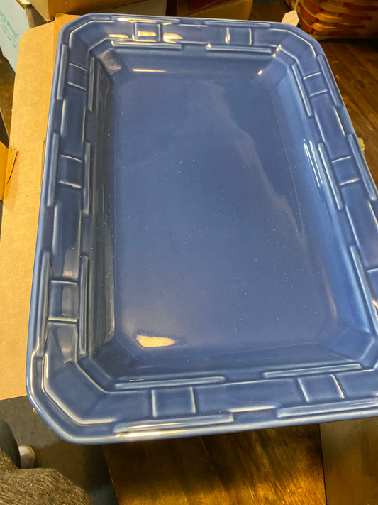 Longaberger rectangular serving tray