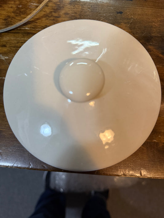 Longaberger small canister lid in ivory